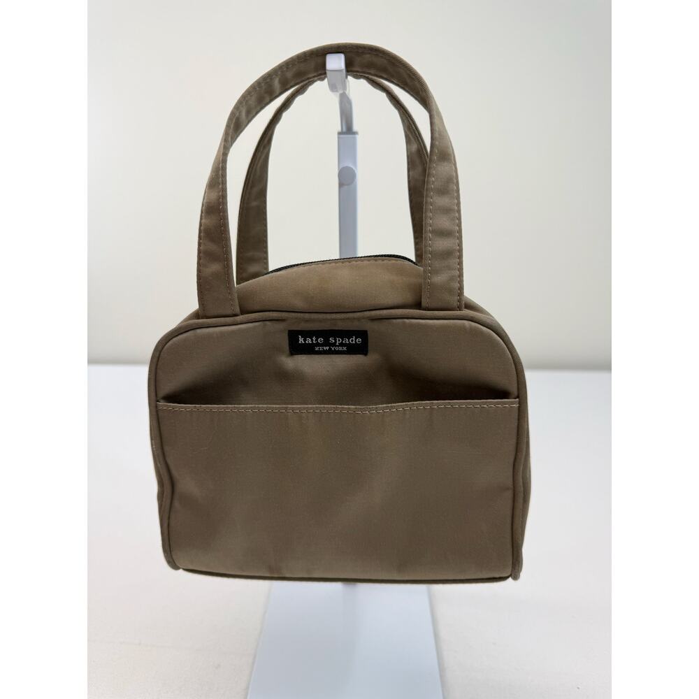 Kate Spade New York Nylon Mini Satchel Bag Y2K 90s Minimalist 7” x 5.5”